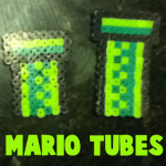 How to Make Warp Pipes from Super Mario Bros. with Perler Beads