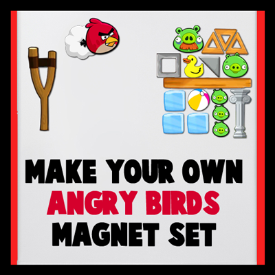 How to Make your own Angry Birds Magnet Set