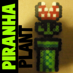 How to Make a Piranha Plant from Super Mario Bros with Perler Beads