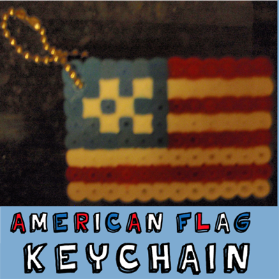 How to Make an American Flag Keychain for Veterans Day