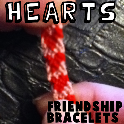 How to Make a Hearts Friendship Bracelet