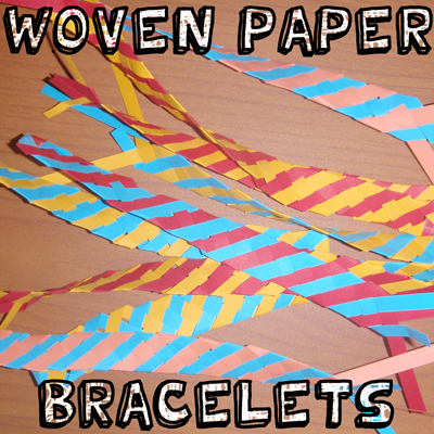 How to Make Woven Paper Bracelets
