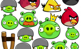 Angry Birds template 3