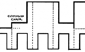 Common chair printable black & white template