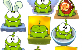 Print and Cut, How to Make a “Cut the Rope” Magnet Set