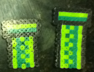 Lucky block minecraft/Mario  Perler beads, Hama beads, Minecraft