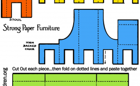 All furniture printable color template