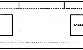 Table printable black & white template