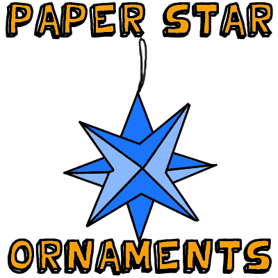 How to Make Paper Star Ornaments