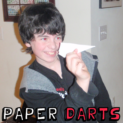 How to Make Paper Darts - Paper Airplanes