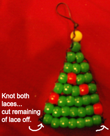 Knot both laces