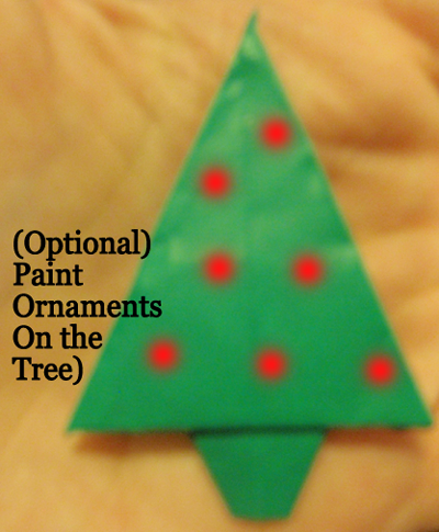 You can paint ornaments on the tree.