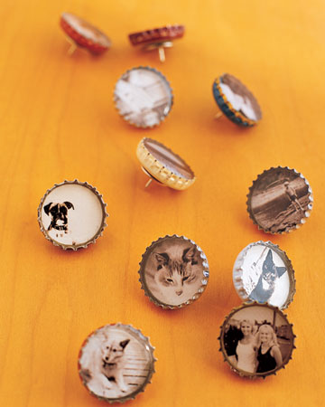 Bottle-Caps-Thumbtacks Bottle Cap Magnets & Thumbtacks
