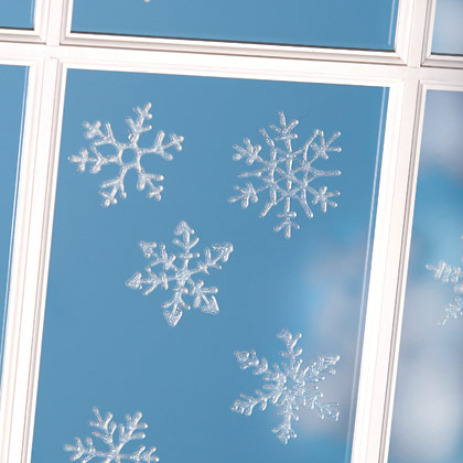 Snowflake Window Clings