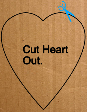 Cut heart out.