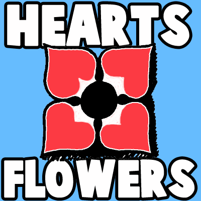How to Make Paper Heart Flowers