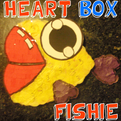How to Make a Fish out of a Heart Valentines Day Box