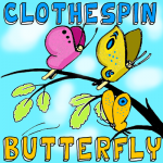 How to Make a Clothespin Butterfly