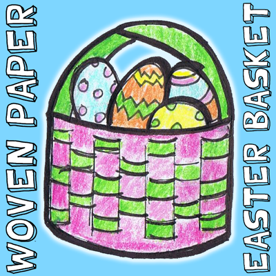 How to Make a Woven Paper Easter Basket