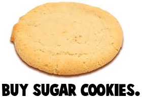 Buy sugar cookies.