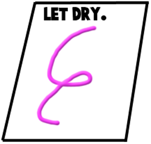 Let dry.