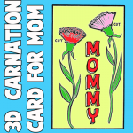 How to Make a 3D Carnation Mother