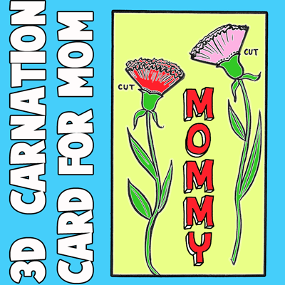 How to Make a 3D Carnation Mother's Day Card