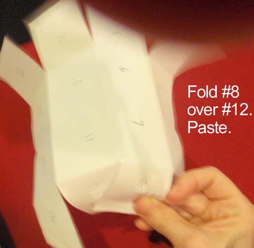Fold #8 over #12.  Paste.