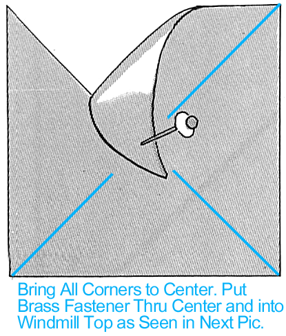 Bring all corners to center.