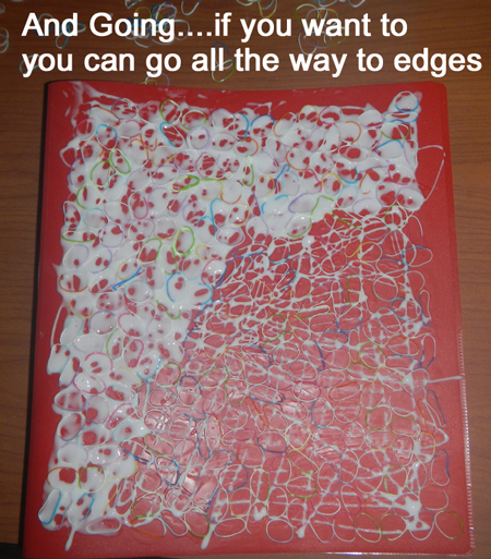 If you want to you can go all the way to the edges.