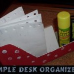 How to Make a Simple Desk Organizer