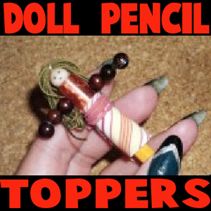 how to make doll pencil toppers for back to school