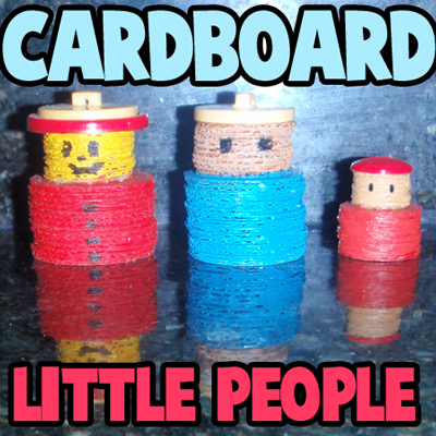 How to Make Cardboard Little People Figures