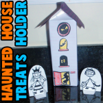 How to Make a Haunted House Treat Holder for Halloween