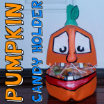 How to Make a Pumpkin Milk Jug Candy Holder