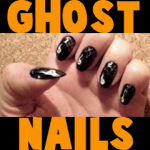 How to Make Glow in the Dark Ghost Nails for Halloween