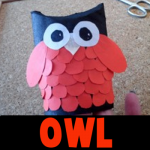 How to make a Paper Owl decoration for Halloween