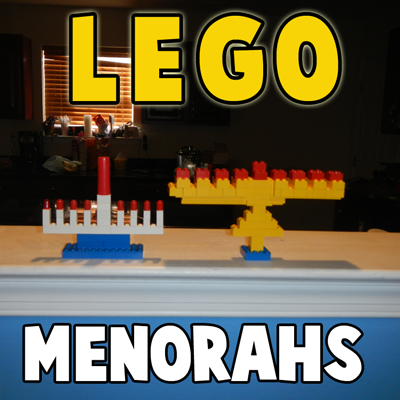 Ideas for Making a Lego Hanukkah Menorah