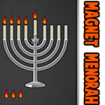 How to Make a Magnetic Hanukkah Menorah