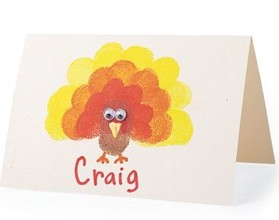 Finger-Stamp-Place-Cards Finger Stamp Place Cards