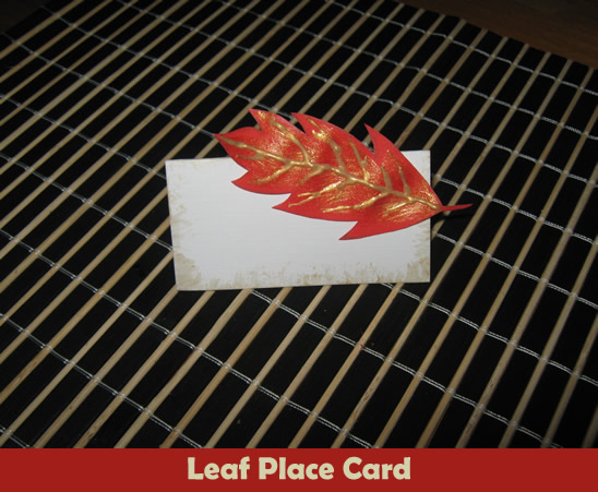 Leaf Place Card