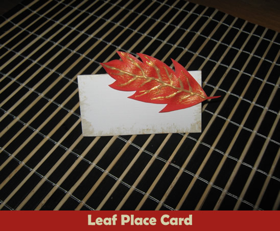 Leaf-Place-Card Leaf Place Card