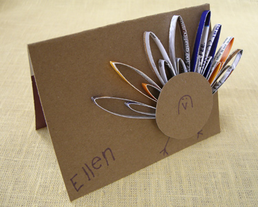 Recycled Paper Place Cards