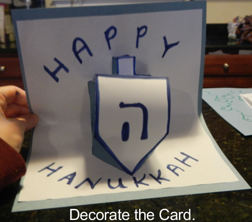 Decorate the card.