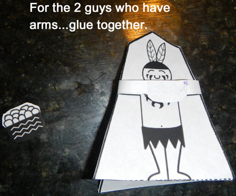 For the two guys who have arms... glue together.