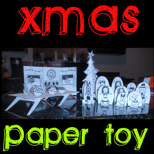 How to Make a Christmas Paper Toy