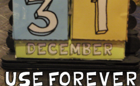Paper Box Perpetual Calendar