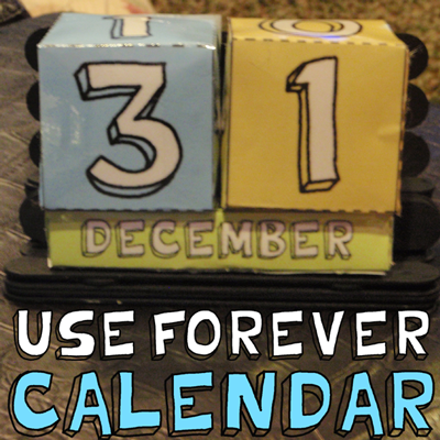Paper Box Perpetual Calendar