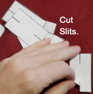 Cut slits.