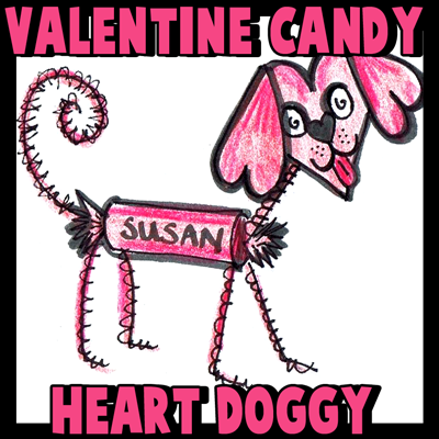 Candy Doggy Card